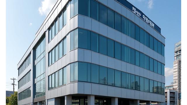 Hachiman Haulageのオフィスビルの外観